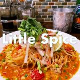 「Little Spice（リトルスパイス）」金沢でタイ料理が食べたくなったらここ！カオマンガイにガパオ、レモングラスサラダ、汁なしトムヤム麺。モバイルオーダー取り入れてました。