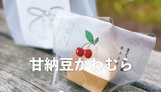 【甘納豆かわむら】夏のフルーツしたたり餅、マンゴーmochiとさくらんぼmochi登場！