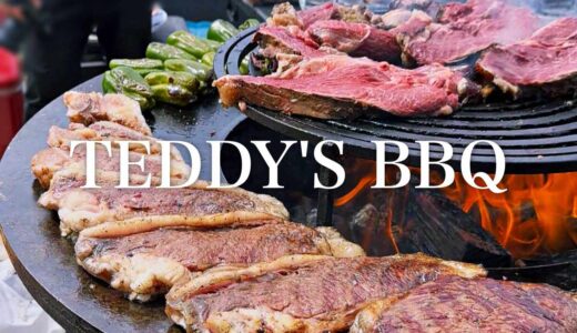 【TEDDY’S BBQ】プロフェッショナルの極上のケータリング！OFYRで薪火で焼き上げる美味しさとライブ感